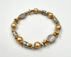 Sublime Silvery Gold Bracelet