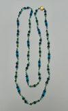 Aqua Wave Crystal Necklace