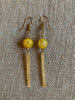 Honeydrop Dangle Stick Earrings