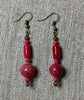 Tomato Red Earrings