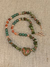 Love-ly Unakite Heart Necklace