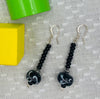 Black & White Drop Earrings