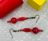 Tomato Red Earrings